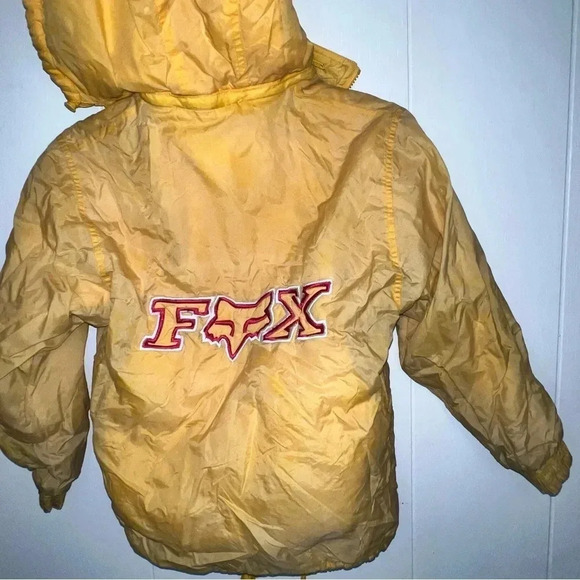 Children’s fox puffer windbreaker coat size l -womens xs/s - Picture 2 of 6